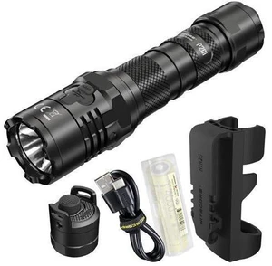P10i 1800 Lumen Tactical Flashlight and NTC2i U-Shape Tailcap, USB-C Rechargeable P10i 1800 Lumen Tactical Flashlight and NTC2i U-Shape Tailcap, USB-C Rechargeable