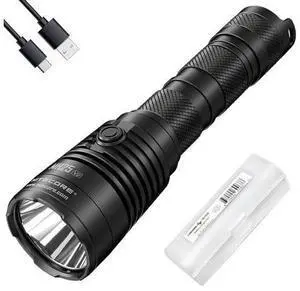 MH25 v2 1300 Lumen 519 Yards Long Throw Tactical Flashlight, USB Rechargeable, with Lumentac Organizer MH25 v2 1300 Lumen 519 Yards Long Throw Tactical Flashlight, USB Rechargeable, with Lumentac Organizer