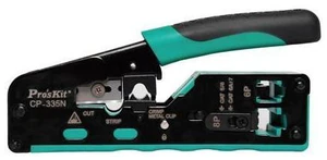 Tools Solutions CP-335N CAT.5/6/7 Modular Plug Crimping Tool Parallel Crimping Action Force Saving 3 in 1 Cut/Strip/Crimp(CP-335N) Tools Solutions CP-335N CAT.5/6/7 Modular Plug Crimping Tool Parallel Crimping Action Force Saving 3 in 1 Cut/Strip/Crimp(CP-335N)