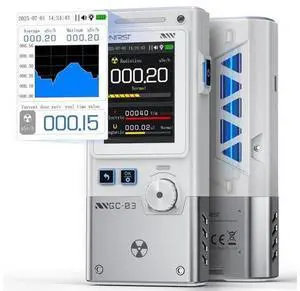 GC-03 Geiger Counter Electromagnetic Detector, 3in1 Nuclear Radiation Detector EMF Meter, Not Support RF Detection, Handheld Rechargeable Radiation Dosimeter, Gamma Beta X-ray Monitor GC-03 Geiger Counter Electromagnetic Detector, 3in1 Nuclear Radiation Detector EMF Meter, Not Support RF Detection, Handheld Rechargeable Radiation Dosimeter, Gamma Beta X-ray Monitor