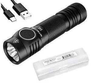 E4K 4400 Lumen EDC Compact Rechargeable Flashlight with LumenTac Organizer E4K 4400 Lumen EDC Compact Rechargeable Flashlight with LumenTac Organizer