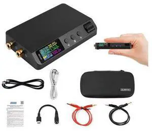 DP100 Pocket Digital DC Power Supply, 0.01V/1mA High Precision 30V 5A Programmable Bench Supply, PD/QC Fast Charge, PC Software, Overload Protection(DP100-C2C) DP100 Pocket Digital DC Power Supply, 0.01V/1mA High Precision 30V 5A Programmable Bench Supply, PD/QC Fast Charge, PC Software, Overload Protection(DP100-C2C)