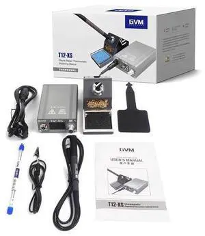 T12-XS Digital Display Adjustable Temperature Soldering Station For Mobile Phone Repair Welding Tools T12 handles T12-XS Digital Display Adjustable Temperature Soldering Station For Mobile Phone Repair Welding Tools T12 handles