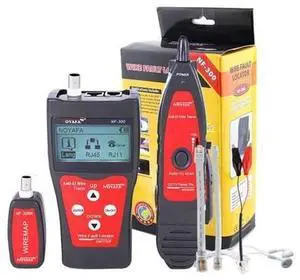 NF-300 Cable Tracker Detector Wire Tracker LAN Tester Professional Network Cable Tester Poe Network Tools Wiring Finder Cable Tracker and Tester for Telephone and Network NF-300 Cable Tracker Detector Wire Tracker LAN Tester Professional Network Cable Tester Poe Network Tools Wiring Finder Cable Tracker and Tester for Telephone and Network