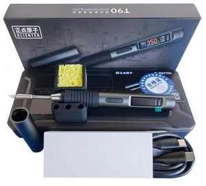 T90 Smart Soldering Iron PD 140W Adjustable Temperature DC 28V 80-450 Welding Solder Station Kit C245 C210 T65 Tools(T90A and 2pcs Tip) T90 Smart Soldering Iron PD 140W Adjustable Temperature DC 28V 80-450 Welding Solder Station Kit C245 C210 T65 Tools(T90A and 2pcs Tip)