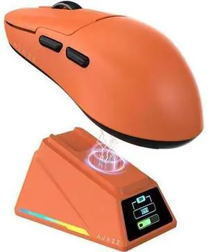 AJAZZ AJ159 APEX Wireless Gaming Mouse 2.4G Wired BT|RGB Magnetic Screen Charging Dock|Lightweight|42K Optical Tracking|400mAh Battery |PAW3950APEX Sensor. AJAZZ AJ159 APEX Wireless Gaming Mouse 2.4G Wired BT|RGB Magnetic Screen Charging Dock|Lightweight|42K Optical Tracking|400mAh Battery |PAW3950APEX Sensor.