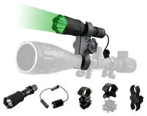 H30-G Green Predator Premium 273 Yards Rechargeable Hog Hunting Light with Scope Mount, Rail Mount, Barrel Mount, Remote Pressure Switch & Charger Kit H30-G Green Predator Premium 273 Yards Rechargeable Hog Hunting Light with Scope Mount, Rail Mount, Barrel Mount, Remote Pressure Switch & Charger Kit
