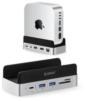 Mac mini M4 Dock and Stand Compatible M.2 SSD Up to 8TB, MiniDock 10Gbps 10-in-1 Hub, 4K HDMI, Gigabit Ethernet, SD/TF Card Readers,Type-C(PD3.0)-VS10 Mac mini M4 Dock and Stand Compatible M.2 SSD Up to 8TB, MiniDock 10Gbps 10-in-1 Hub, 4K HDMI, Gigabit Ethernet, SD/TF Card Readers,Type-C(PD3.0)-VS10