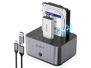 Hard Drive Docking Station 10Gbps for NVMe SSD & SATA 3.5 HDD with Bidirectional Cloning Type-C Hybrid Docking Station with Independent Aluminum Heat Sink Hard Drive Docking Station 10Gbps for NVMe SSD & SATA 3.5 HDD with Bidirectional Cloning Type-C Hybrid Docking Station with Independent Aluminum Heat Sink