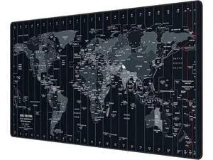 Large Mouse Pad 35.4x15.7 Inch World Map - XXL Gaming Desk Mat with Non-Slip Rubber Base Stitched Edges | Keyboard and Mouse Pad for Gaming/Office | Portable Desk Pad Large Mouse Pad 35.4x15.7 Inch World Map - XXL Gaming Desk Mat with Non-Slip Rubber Base Stitched Edges | Keyboard and Mouse Pad for Gaming/Office | Portable Desk Pad