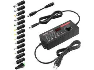 144W Universal Power Supply Adjustable DC 36V 30V 24V 20V 19V 14V 12V 9V AC/DC Adapter 100V~240V AC to DC Variable Power Converter 9V ~ 36V 4A 144W Power Adapter with 14 Tips 5.5x2.5mm 144W Universal Power Supply Adjustable DC 36V 30V 24V 20V 19V 14V 12V 9V AC/DC Adapter 100V~240V AC to DC Variable Power Converter 9V ~ 36V 4A 144W Power Adapter with 14 Tips 5.5x2.5mm