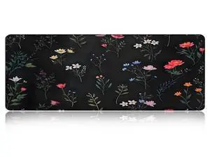 Large Gaming Mouse pad,Flower Branch Pattern Cute Anti Slip Rubber Base Mouse pad, Suitable for Computer, Laptop, Office Desk Accessories Large Gaming Mouse pad,Flower Branch Pattern Cute Anti Slip Rubber Base Mouse pad, Suitable for Computer, Laptop, Office Desk Accessories