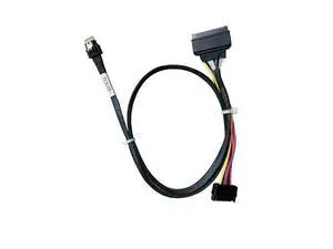 SlimSAS 4x to U.2 NVMe Cable SFF-8654 4x to SFF-8639 with Power Cable SlimSAS 4x to U.2 NVMe Cable SFF-8654 4x to SFF-8639 with Power Cable