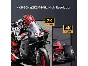 MT-VIKI 2 Port HDMI USB 3.0 KVM Switch, 4K@60Hz 2K@144Hz, 4 USB Ports (3 USB-A + 1 USB-C) for 2 Computers Share 1 Monitor MT-VIKI 2 Port HDMI USB 3.0 KVM Switch, 4K@60Hz 2K@144Hz, 4 USB Ports (3 USB-A + 1 USB-C) for 2 Computers Share 1 Monitor