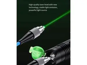 Fiber optic green light pen Fiber optic vision fault locator 10mw portable ype -C charging with FC male -LC female adapter Fiber optic green light pen Fiber optic vision fault locator 10mw portable ype -C charging with FC male -LC female adapter