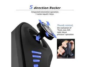C-18 Ergonomic Wired Gaming Mouse with Joystick 5 Adjustable DPI Levels, RGB Lighting, Customizable Macro Buttons, for PC/Laptop - black C-18 Ergonomic Wired Gaming Mouse with Joystick 5 Adjustable DPI Levels, RGB Lighting, Customizable Macro Buttons, for PC/Laptop - black