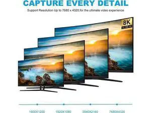 8K DisplayPort 1.4 Cable , DisplayPort (DP) To DisplayPort (DP) Cable, Support 8K 60Hz, 4K 144Hz, HBR3, 7680x4320 Resolution, 32.4Gbps For Laptop PC TV etc- Gaming Monitor Cable - 50 ft. 8K DisplayPort 1.4 Cable , DisplayPort (DP) To DisplayPort (DP) Cable, Support 8K 60Hz, 4K 144Hz, HBR3, 7680x4320 Resolution, 32.4Gbps For Laptop PC TV etc- Gaming Monitor Cable - 50 ft.