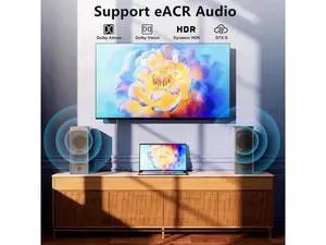 8K HDMI Fiber Optic Cable, 48Gbps High-Speed, 8K@60Hz,Dynamic HDR,ARR, Dolby Atmos, HDCP 2.2 & 2.3, 66Feet, Black 8K HDMI Fiber Optic Cable, 48Gbps High-Speed, 8K@60Hz,Dynamic HDR,ARR, Dolby Atmos, HDCP 2.2 & 2.3, 66Feet, Black