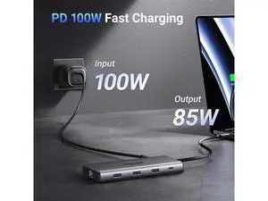 UGREEN Docking Station 10 in 1 Revodok Pro 210 USB C Dock Dual HDMI 4K@60Hz Single 8K@30Hz 100W PD 5Gbps USB C and USB A Data Ports Gigabit Ethernet, SD/TF Card Reader USB Hub Compatible for HP, Dell UGREEN Docking Station 10 in 1 Revodok Pro 210 USB C Dock Dual HDMI 4K@60Hz Single 8K@30Hz 100W PD 5Gbps USB C and USB A Data Ports Gigabit Ethernet, SD/TF Card Reader USB Hub Compatible for HP, Dell