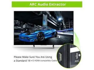 DAC Audio Converter ARC Audio Extractor HDMI-compatible Optical SPDIF Coaxial to Analog 3.5mm Digital to Analog Audio Converter(B) DAC Audio Converter ARC Audio Extractor HDMI-compatible Optical SPDIF Coaxial to Analog 3.5mm Digital to Analog Audio Converter(B)