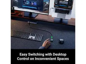 UGREEN USB Switch A & C Input for Computers - Share 4 Ports, Switcher Selector for PC, Laptop, Keyboard, Mouse, Webcam, Microphone - Adapter With 2 USB-C Data Cables and Remote UGREEN USB Switch A & C Input for Computers - Share 4 Ports, Switcher Selector for PC, Laptop, Keyboard, Mouse, Webcam, Microphone - Adapter With 2 USB-C Data Cables and Remote