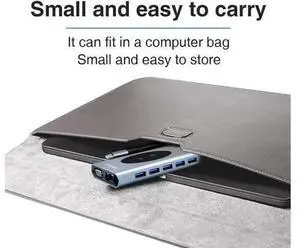 14 in 1 USB C Multiport Hub Dongle, USB C Adapter with Dual HDMI, VGA, Gigabit Ethernet, 100W PD, 5 USB3.0, SD/TF Card Reader, Wireless Charger & 3.5mm Audio Jack for MacBook Pro All Type-C Laptops 14 in 1 USB C Multiport Hub Dongle, USB C Adapter with Dual HDMI, VGA, Gigabit Ethernet, 100W PD, 5 USB3.0, SD/TF Card Reader, Wireless Charger & 3.5mm Audio Jack for MacBook Pro All Type-C Laptops
