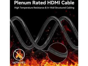 50FT, High-Speed 48Gbps Fiber Optic Gaming HDMI 2.1 Cable (8K@60Hz 4K@120Hz 144Hz ) - Compatible with Roku TV/PS5/HDTV/Blu-ray , -Slim in Wall Plenum-Rated Cables for Pipes - Red 50 ft. 50FT, High-Speed 48Gbps Fiber Optic Gaming HDMI 2.1 Cable (8K@60Hz 4K@120Hz 144Hz ) - Compatible with Roku TV/PS5/HDTV/Blu-ray , -Slim in Wall Plenum-Rated Cables for Pipes - Red 50 ft.