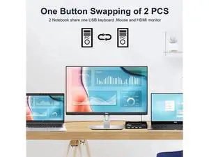 2x1 USB-C KVM Switch, Support 8K@60Hz & 4K@120Hz, 2 Type-C Hosts Share 1 Monitor (HDMI/DP Dual Output), Built-in 4 USB 2.0 Ports, 2 USB-C Cables Included 2x1 USB-C KVM Switch, Support 8K@60Hz & 4K@120Hz, 2 Type-C Hosts Share 1 Monitor (HDMI/DP Dual Output), Built-in 4 USB 2.0 Ports, 2 USB-C Cables Included