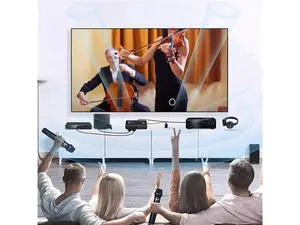2 in 1 Out HDMI 2.0b Switch with Audio Extractor, 4K@60Hz HDR 2x1 HDMI Switcher Splitter with Optical SPDIF, Coaxial & 3.5mm Audio Output, HDCP 2.3 IR Remote Control 2 in 1 Out HDMI 2.0b Switch with Audio Extractor, 4K@60Hz HDR 2x1 HDMI Switcher Splitter with Optical SPDIF, Coaxial & 3.5mm Audio Output, HDCP 2.3 IR Remote Control