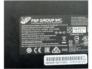FSP FSP180-AJBN3 180W Laptop AC Charger, 19.5V 9.23A Power Adapter with 5.5x2.5mm DC Tip Compatible with MAG-15, XNE15E19, EG-LP5-BK Gaming Notebooks FSP FSP180-AJBN3 180W Laptop AC Charger, 19.5V 9.23A Power Adapter with 5.5x2.5mm DC Tip Compatible with MAG-15, XNE15E19, EG-LP5-BK Gaming Notebooks