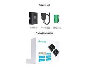 DTECH Two-way Transparent RS422 RS485 Serial Port to TCP/IP Ethernet Device Converter Server DTECH Two-way Transparent RS422 RS485 Serial Port to TCP/IP Ethernet Device Converter Server