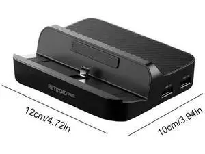 7In1 Docking Station for Retroid Pocket 5, USBC Dock with 4K@60Hz HDMI, Gigabit LAN, 3×USB3.0, 2×USB2.0, PD Charging, RP5/RP4 Pro/RP4 Gaming Console Dock Accessories 7In1 Docking Station for Retroid Pocket 5, USBC Dock with 4K@60Hz HDMI, Gigabit LAN, 3×USB3.0, 2×USB2.0, PD Charging, RP5/RP4 Pro/RP4 Gaming Console Dock Accessories
