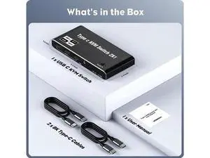 2 Port USB-C KVM Switch 8K@60Hz 4K@120Hz, Dual Output HDMI+DP Type-C KVM Switcher for 2 PCs Share Single Monitor, 100W PD Charging, 3 USB 2.0 Ports, 2 USB-C Cables Included 2 Port USB-C KVM Switch 8K@60Hz 4K@120Hz, Dual Output HDMI+DP Type-C KVM Switcher for 2 PCs Share Single Monitor, 100W PD Charging, 3 USB 2.0 Ports, 2 USB-C Cables Included