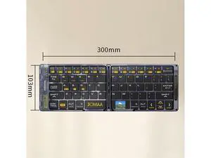 Transparent Foldable Triple-Mode Wireless Keyboard Portable, Quiet Scissor Keys, Multi-Device for Office/Travel Transparent Foldable Triple-Mode Wireless Keyboard Portable, Quiet Scissor Keys, Multi-Device for Office/Travel