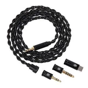 Kiwi Ears x B_Media Terras Modular Headphone Cable, 3.5/4.4/Type-C Kiwi Ears x B_Media Terras Modular Headphone Cable, 3.5/4.4/Type-C
