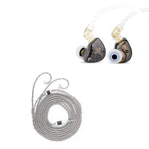 TANGZU Waner S.G HiFi 10mm Dynamic Driver in-Ear Earphone (Black, Without Mic) + Tripowin Zonie IEM 2m Long Cable (Recessed 2Pin, Grey) TANGZU Waner S.G HiFi 10mm Dynamic Driver in-Ear Earphone (Black, Without Mic) + Tripowin Zonie IEM 2m Long Cable (Recessed 2Pin, Grey)