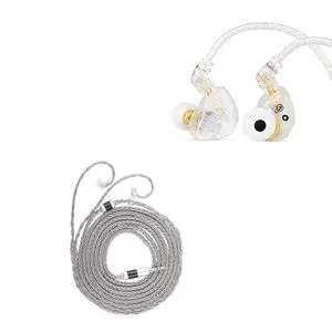 TANGZU Waner S.G HiFi 10mm Dynamic Driver PET Diaphragm in-Ear Earphone (White, Without Mic) + Tripowin Zonie IEM Cable(Recessed 2Pin, Grey) TANGZU Waner S.G HiFi 10mm Dynamic Driver PET Diaphragm in-Ear Earphone (White, Without Mic) + Tripowin Zonie IEM Cable(Recessed 2Pin, Grey)