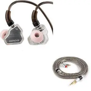 7Hz x Crinacle Zero: 2 in Ear Monitor, Updated 10mm Dynamic Driver IEM, Wired Earbuds Earphones, Gaming Earbuds, with OFC IEM Cable for Musician 7Hz x Crinacle Zero: 2 in Ear Monitor, Updated 10mm Dynamic Driver IEM, Wired Earbuds Earphones, Gaming Earbuds, with OFC IEM Cable for Musician