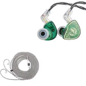 TANGZU Waner S.G HiFi 10mm Dynamic Driver PET Diaphragm in-Ear Earphone with Ergonomic Shape, Tripowin Zonie IEM Cable, 2m Long Earbud Cable, 16 Core Silver Plated Earphone Cable TANGZU Waner S.G HiFi 10mm Dynamic Driver PET Diaphragm in-Ear Earphone with Ergonomic Shape, Tripowin Zonie IEM Cable, 2m Long Earbud Cable, 16 Core Silver Plated Earphone Cable