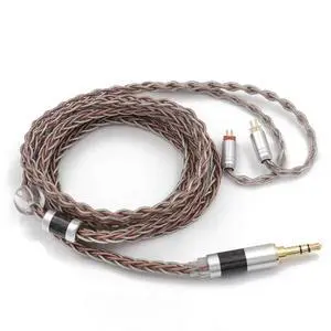 TRIPOWIN C8 8-Core Silver Copper Foil Braided Earphone Upgrade Cable, in Ear Monitor Cable, Tinsel Silver Copper Wire, with 3.5mm Audio Jack for Musicial Audiophile(Without Mic, 2pin 0.78mm) TRIPOWIN C8 8-Core Silver Copper Foil Braided Earphone Upgrade Cable, in Ear Monitor Cable, Tinsel Silver Copper Wire, with 3.5mm Audio Jack for Musicial Audiophile(Without Mic, 2pin 0.78mm)