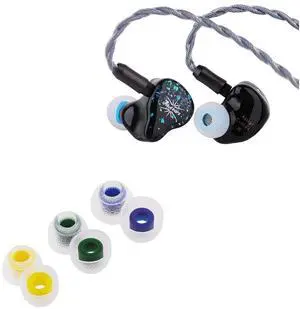 Kiwi Ears Astral 1DD+6BA Hybrid in Ear Monitor TANGZU Tang Sancai in Ear Monitor Ear Plugs, 3 Pairs Kiwi Ears Astral 1DD+6BA Hybrid in Ear Monitor TANGZU Tang Sancai in Ear Monitor Ear Plugs, 3 Pairs