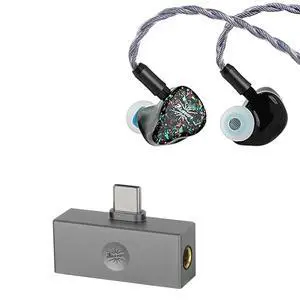 Kiwi Ears Astral 1DD+6BA Hybrid in Ear Monitor, Wired Earbuds + Kiwi Ears Allegro Mini Portable IEM DAC, in Ear Monitor Amplifier Kiwi Ears Astral 1DD+6BA Hybrid in Ear Monitor, Wired Earbuds + Kiwi Ears Allegro Mini Portable IEM DAC, in Ear Monitor Amplifier
