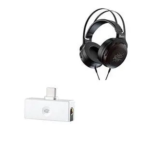 Kiwi Ears Altruva Over Ear Headphone, Hi-Fi 50mm Dynamic Driver Monitoring Headphones + Kiwi Ears Allegro Mini Portable IEM DAC Kiwi Ears Altruva Over Ear Headphone, Hi-Fi 50mm Dynamic Driver Monitoring Headphones + Kiwi Ears Allegro Mini Portable IEM DAC