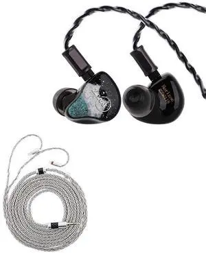 ZiiGaat Horizon in Ear Monitor, 1DD+2BA+2 Planar HiFi Wired Earbuds, Studio-Grade IEM Earphones Tripowin Zonie IEM Cable, 2m Long Earbud Cord ZiiGaat Horizon in Ear Monitor, 1DD+2BA+2 Planar HiFi Wired Earbuds, Studio-Grade IEM Earphones Tripowin Zonie IEM Cable, 2m Long Earbud Cord