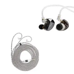 x KZ AS10 PRO 5BA Wired Earbuds, HiFi in-Ear Earphones(Without Mic) + Tripowin Zonie 2M IEM Cable(Recessed 2Pin, Grey) x KZ AS10 PRO 5BA Wired Earbuds, HiFi in-Ear Earphones(Without Mic) + Tripowin Zonie 2M IEM Cable(Recessed 2Pin, Grey)