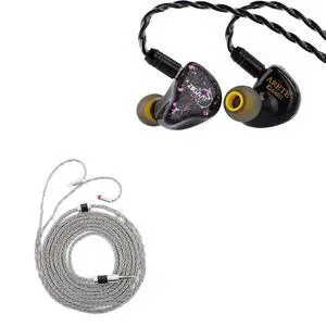 ZiiGaat x Fresh Reviews Arete in Ear Monitor, 1DD+4BA Hybrid Earphone IEM, Wired Gaming Earbuds, Tripowin Zonie IEM Cable, 2m Long Earbud Cable, 16 Core Silver Plated Earphone Cable ZiiGaat x Fresh Reviews Arete in Ear Monitor, 1DD+4BA Hybrid Earphone IEM, Wired Gaming Earbuds, Tripowin Zonie IEM Cable, 2m Long Earbud Cable, 16 Core Silver Plated Earphone Cable