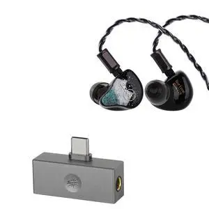 ZiiGaat Horizon in Ear Monitor, 1DD+2BA+2 Planar HiFi Wired Earbuds, Studio-Grade IEM Earphones + Kiwi Ears Allegro Mini Portable IEM DAC ZiiGaat Horizon in Ear Monitor, 1DD+2BA+2 Planar HiFi Wired Earbuds, Studio-Grade IEM Earphones + Kiwi Ears Allegro Mini Portable IEM DAC