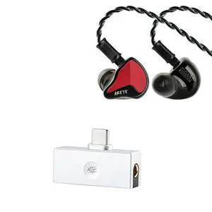 ZiiGaat x Fresh Reviews Arete II IEM,2nd Gen 1DD+4BA Hybrid in Ear Monitor,Wired HiFi Earbuds(Red) + Kiwi Ears Allegro Mini Portable IEM DAC, in Ear Monitor Amplifier(Silver) ZiiGaat x Fresh Reviews Arete II IEM,2nd Gen 1DD+4BA Hybrid in Ear Monitor,Wired HiFi Earbuds(Red) + Kiwi Ears Allegro Mini Portable IEM DAC, in Ear Monitor Amplifier(Silver)