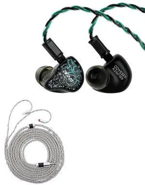 ZiiGaat x Hangout. Audio: Odyssey 2 in Ear Monitor, 1DD + 3BA Hybrid IEM, HiFi Wired Earbuds Tripowin Zonie IEM Cable, 2m Long Earbud Cord ZiiGaat x Hangout. Audio: Odyssey 2 in Ear Monitor, 1DD + 3BA Hybrid IEM, HiFi Wired Earbuds Tripowin Zonie IEM Cable, 2m Long Earbud Cord