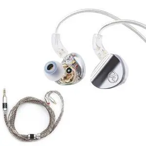7HZ SONUS in Ear Earphones(Grey) + Tripowin Zonie 16 Core Earphone Cable(2pin-0.78mm, 3.5mm, Grey) 7HZ SONUS in Ear Earphones(Grey) + Tripowin Zonie 16 Core Earphone Cable(2pin-0.78mm, 3.5mm, Grey)